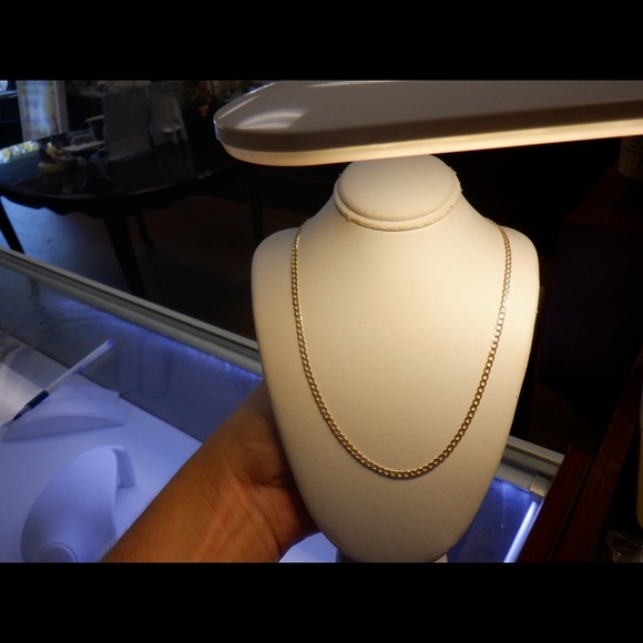 New 14k yellow gold  cuban link 3mm - Picture 3 of 8